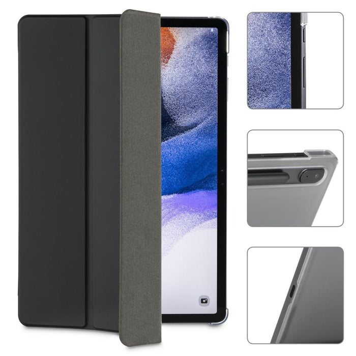 Tablet case HAMA Fold Clear For Samsung Galaxy Tab S7 FE/S7+/S8+ 12.4’’ Place for pen (S-pen) 217134 - Калъфи за