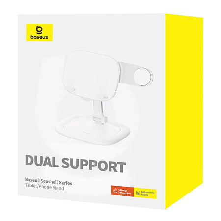 Tablet/Phone Stand Baseus Seashell Series White - Bases and stands<<<stands<<<tripods<<<Selfie sticks<<<GSM
