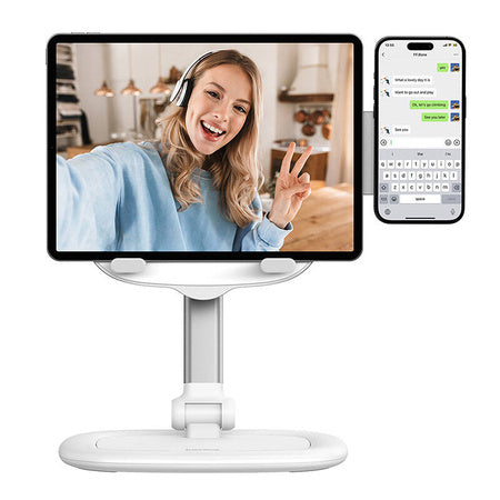 Tablet/Phone Stand Baseus Seashell Series White - Bases and stands<<<stands<<<tripods<<<Selfie sticks<<<GSM