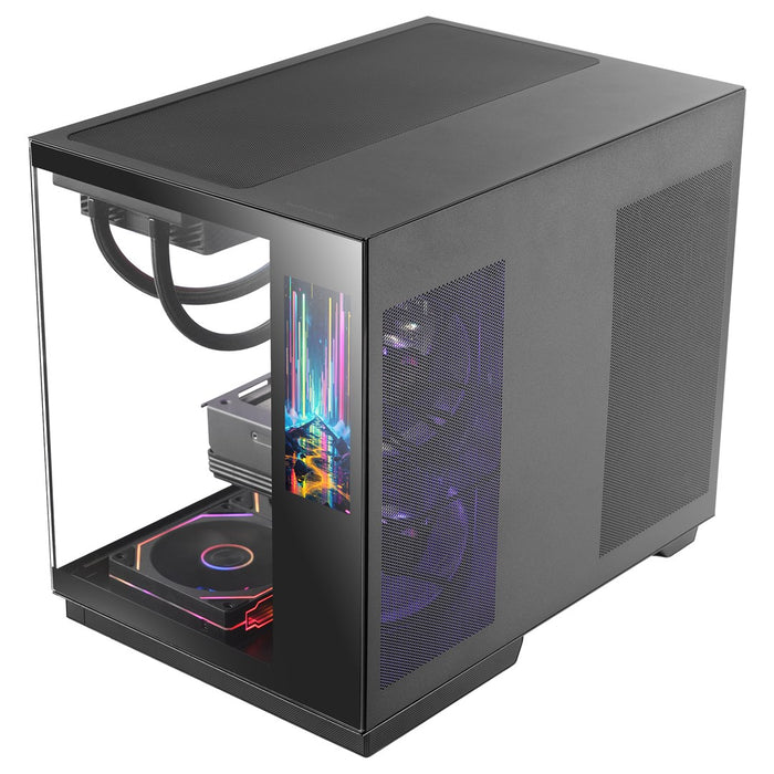 ATX Semi-tower Box Mars Gaming MCMIRAGE Black