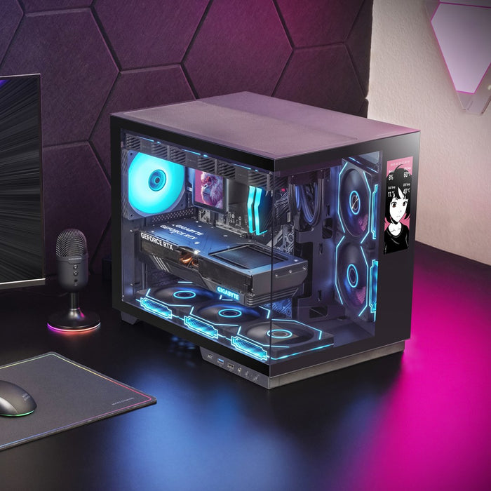 ATX Semi-tower Box Mars Gaming MCMIRAGE Black