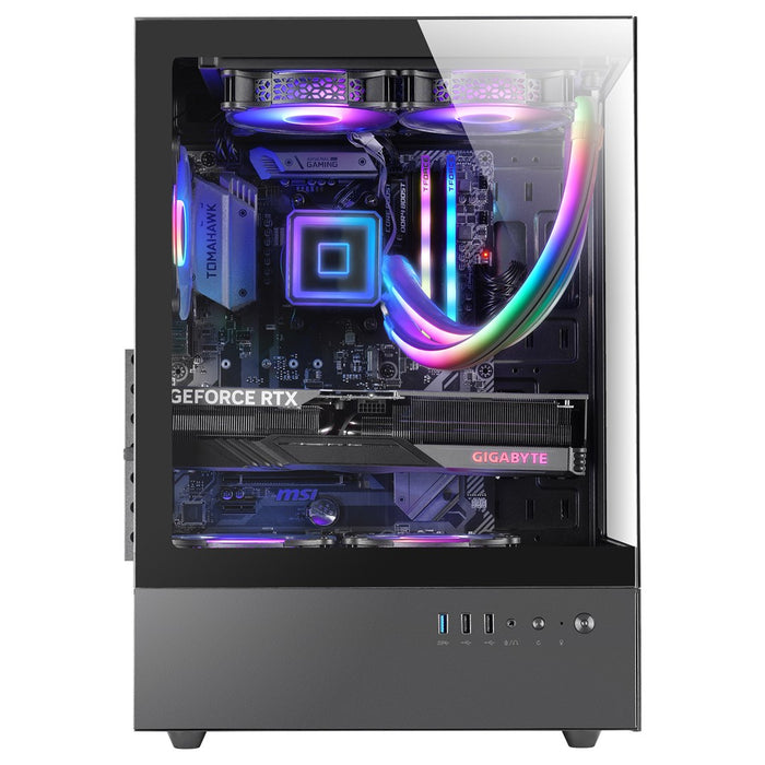 ATX Semi-tower Box Mars Gaming MCXO Black
