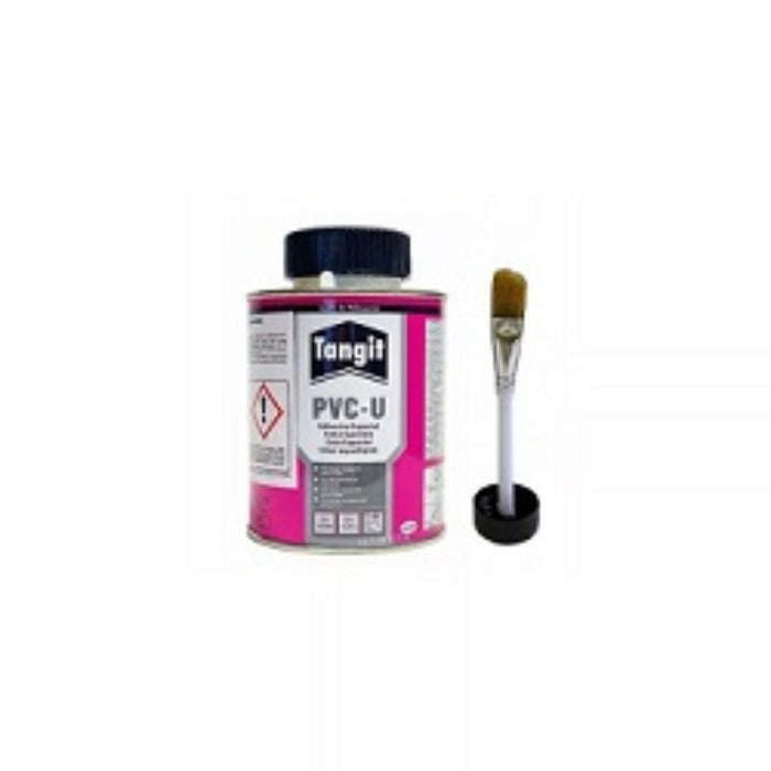 HARD PVC GLUE WITH BRUSH 250G TANGIT