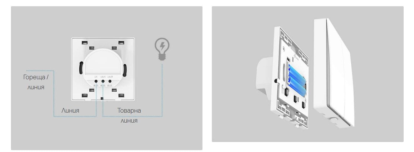 TP-Link Smart Wall Switch Double Tapo S220 Wireless White EU