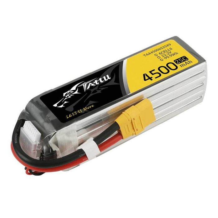 Tattu 4500mAh 22.2V 25C 6S1P XT90 battery - Lithium and NiMH<<<Batteries<<<RC models<<<InnproXML