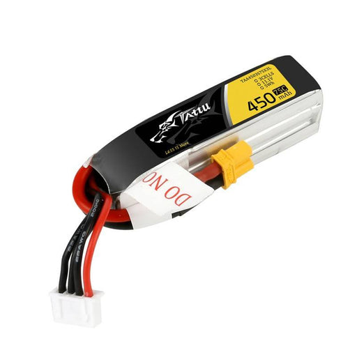 Tattu 450mAh 11.1V 75C 3S1P Long battery - Lithium and NiMH<<<Batteries<<<RC models<<<InnproXML