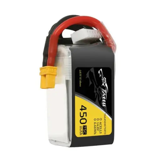Tattu 450mAh 14.8V 75C 4S1P battery - Lithium and NiMH<<<Batteries<<<RC models<<<InnproXML