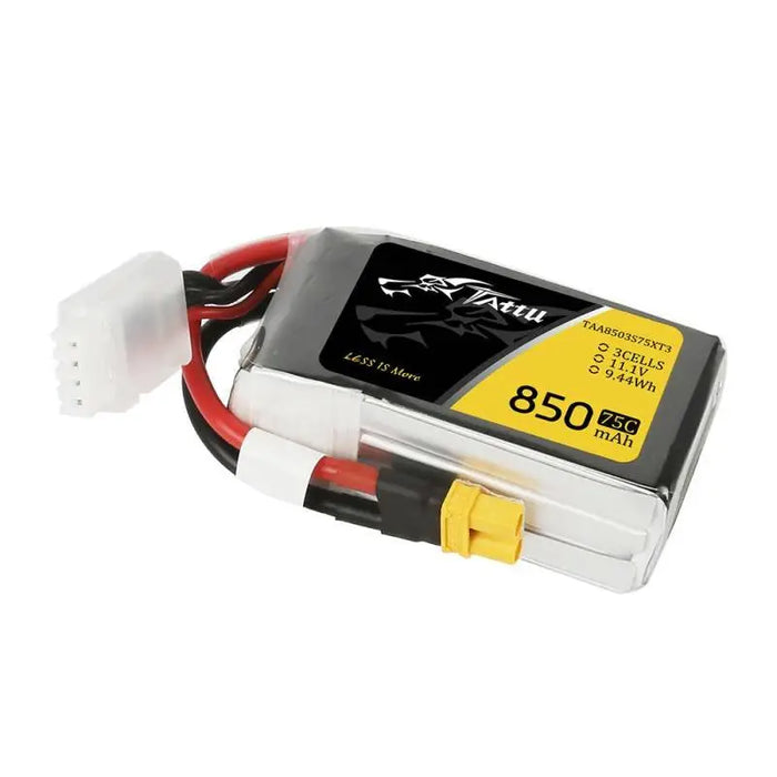 Tattu 850mAh 11.1V 75C 3S1P Battery Connector XT30 - Lithium and NiMH<<<Batteries<<<RC models<<<InnproXML