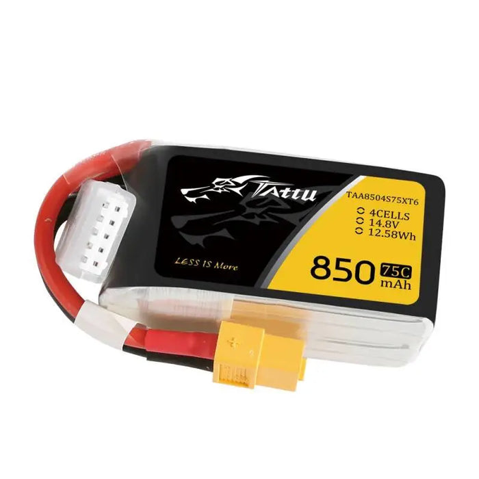 Tattu 850mAh 14.8V 75C 4S1P XT60 battery - Lithium and NiMH<<<Batteries<<<RC models<<<InnproXML
