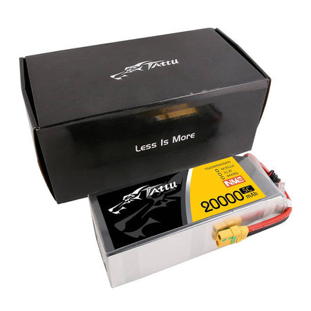 Tattu NMC 20000mAh 22.2V 5C 6S1P Lipo Battery Pack with XT90-S plug - Lithium and NiMH<<<Batteries<<<RC