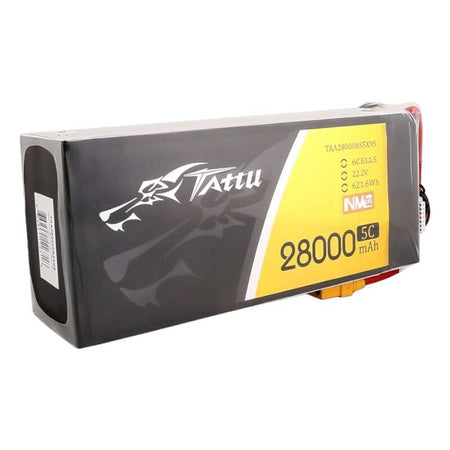 Tattu NMC 28000mAh 22.2V 5C 6S1P Lipo Battery Pack with XT90-S plug - Lithium and NiMH<<<Batteries<<<RC