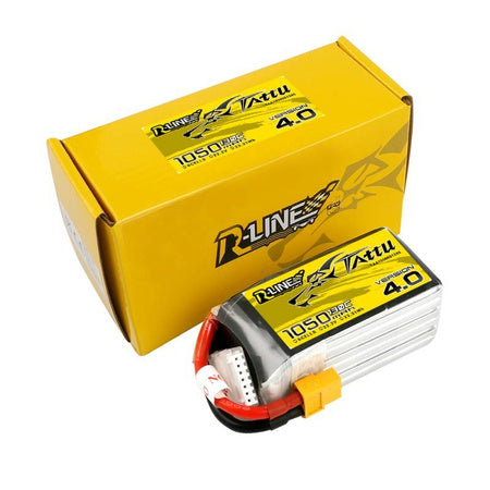 Tattu R-Line 4.0 1050mAh 22.2V 130C 6S1P XT60 Battery - Lithium and NiMH<<<Batteries<<<RC models<<<InnproXML