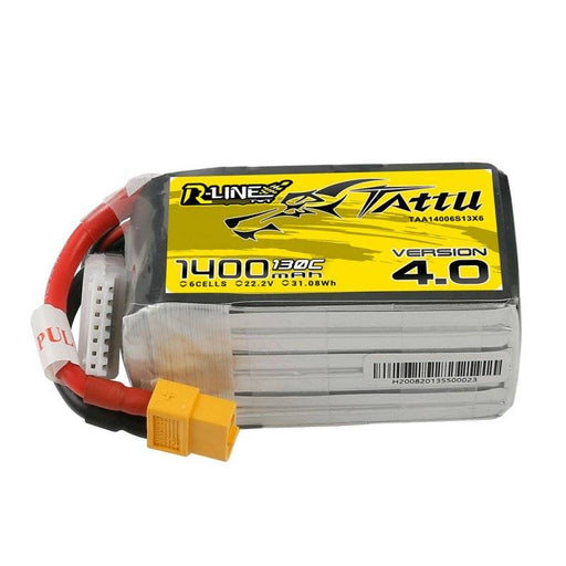 Tattu R-Line 4.0 1400mAh 22.2V 130C 6S1P XT60 Battery - Lithium and NiMH<<<Batteries<<<RC models<<<InnproXML