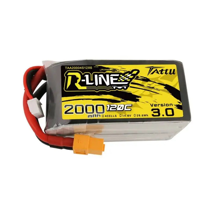 Tattu R-Line Version 3.0 2000mAh 14.8V 120C 4S1P XT60 battery - Lithium and NiMH<<<Batteries<<<RC models<<<InnproXML