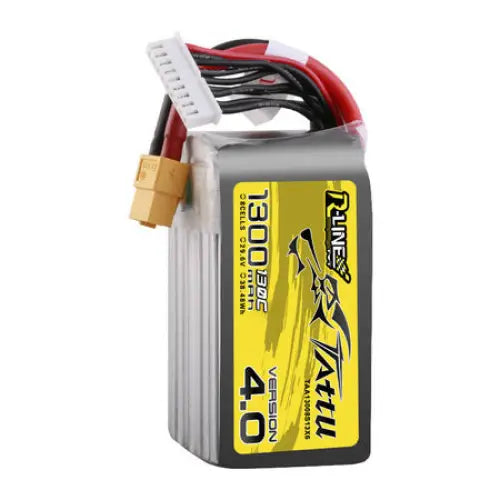 Tattu R-Line Version 4.0 1300mAh 29.6V 130C 8S1P Lipo Battery Pack with XT60 Plug - Lithium and NiMH<<<Batteries<<<RC