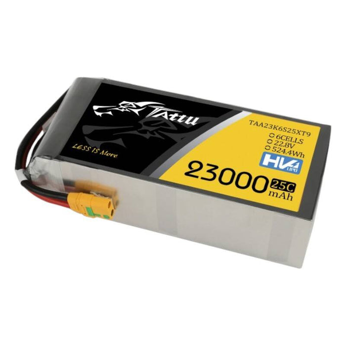 Tattu 23000mAh 22.8V 25C 6S1P Lipo Battery Pack With XT90-S