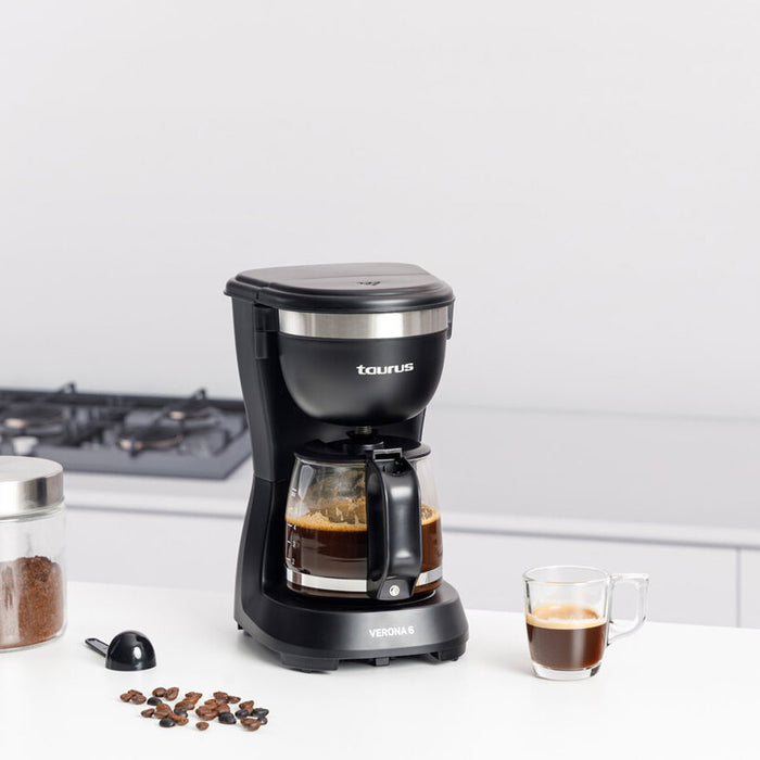 Coffee machine TAURUS VERONA 6 DSC600C BLACK, 600.00 W