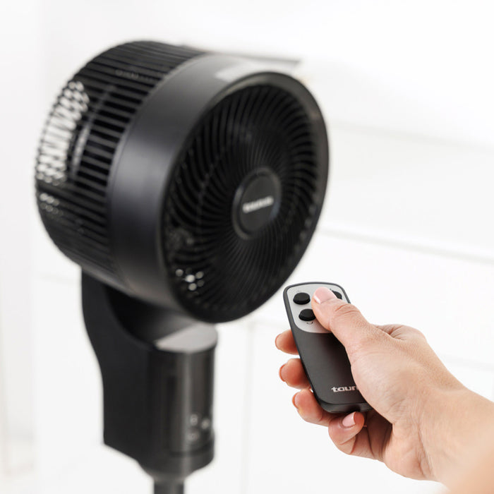 Freestanding Fan Taurus BOREAL 3D Black 24 W