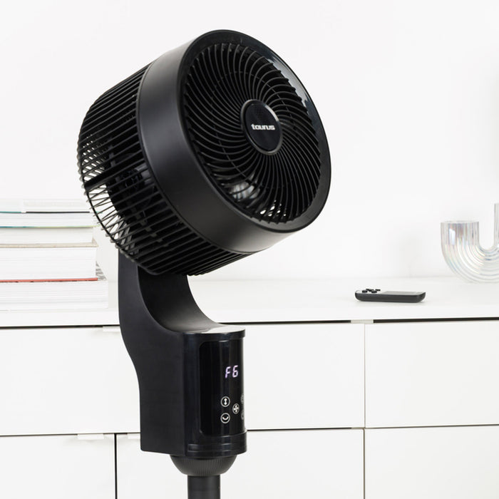 Freestanding Fan Taurus BOREAL 3D Black 24 W