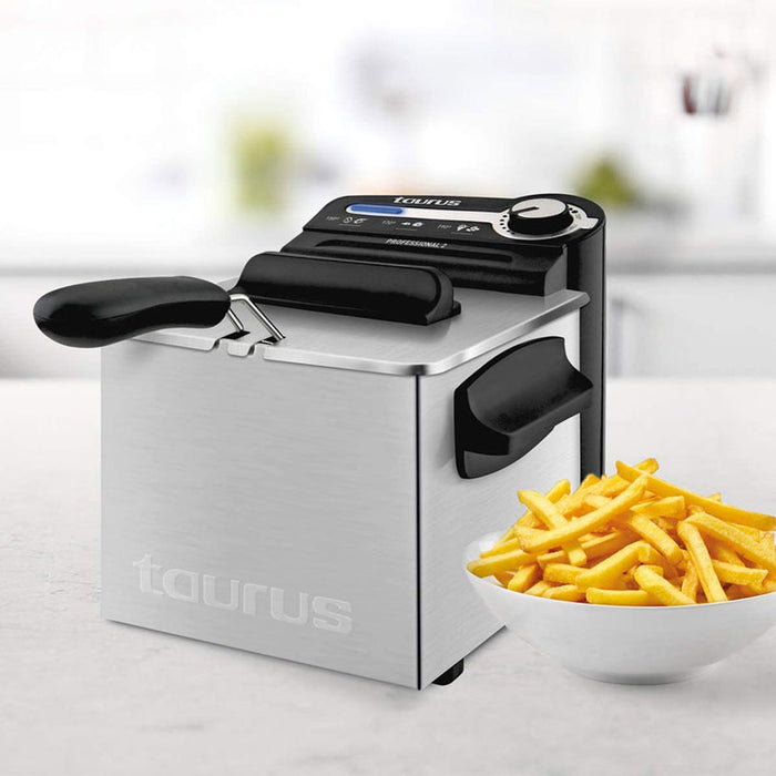 Fryer TAURUS PRO. 2 PLUS 2.00 L, 0.60 kg, 1700 W, STAINLESS STEEL