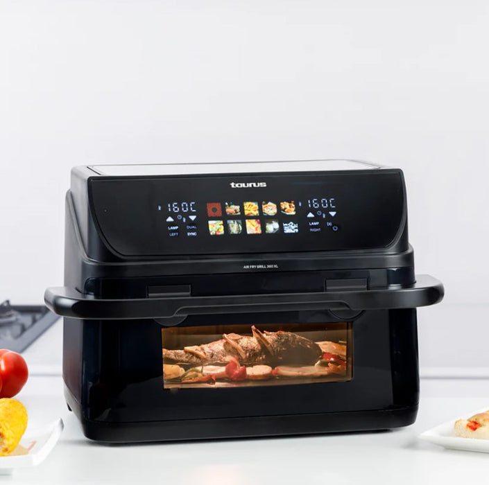Fat-free deep fryer with long basket and grill Taurus 973004000