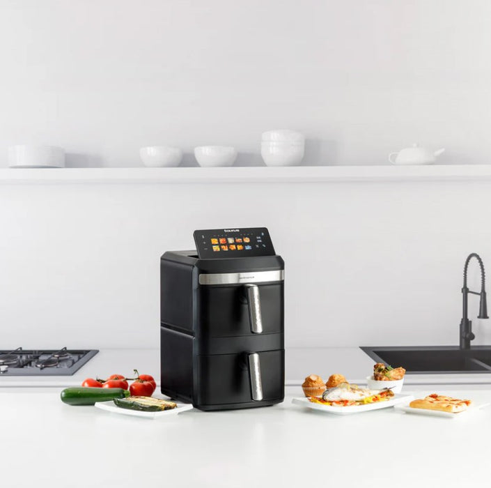 Taurus Air Duo Slim oil-free fryer with two baskets