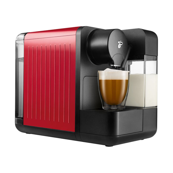 Capsule coffee machine TCHIBO MILK RED 15.00 bar, 1200.00 ml, AUTOMATIC CAPPUCCINO SYSTEM, RED