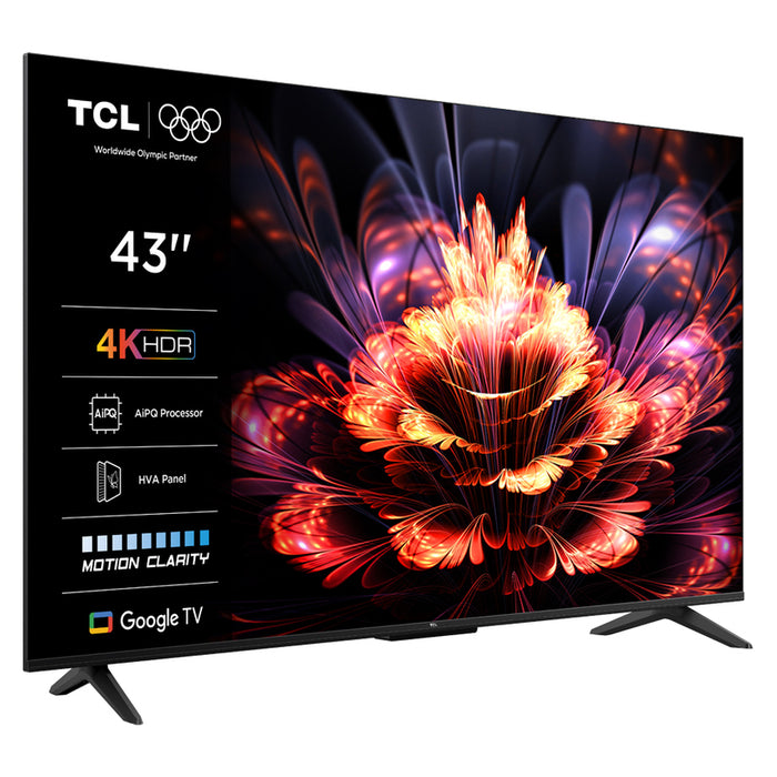 TV TCL 43P61K 4K Ultra HD LED SMART TV, GOOGLE TV, 43.0 ", 108.0 cm
