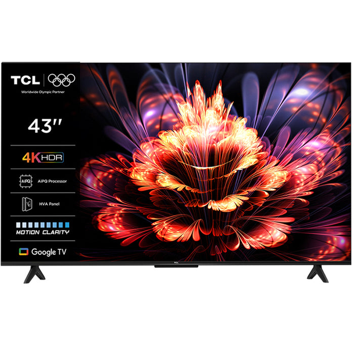 TV TCL 43P61K 4K Ultra HD LED SMART TV, GOOGLE TV, 43.0 ", 108.0 cm
