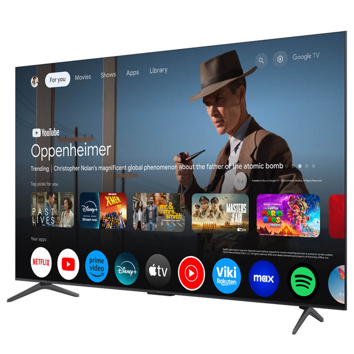 TV TCL 55MQLED75K 4K Ultra HD QD-Mini LED SMART TV, GOOGLE TV, 55.0 ", 139.0 cm