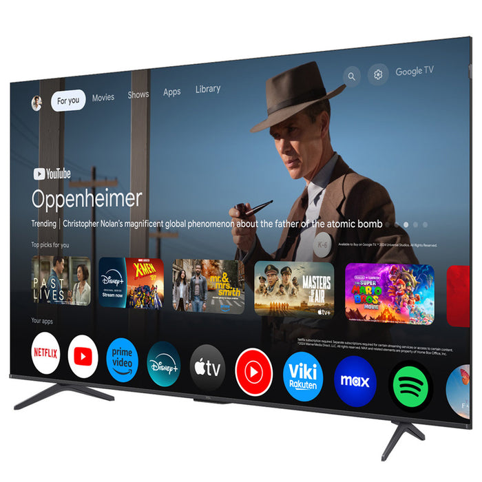 TV TCL 75QLED810, 75" QLED, 4K HDR, Google TV, Game Master 3.0