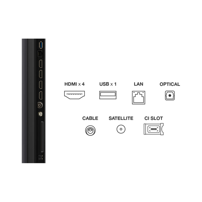 TV TCL 65MQLED75K 4K Ultra HD QD-Mini LED SMART TV, GOOGLE TV, 65.0 ", 164.0 cm