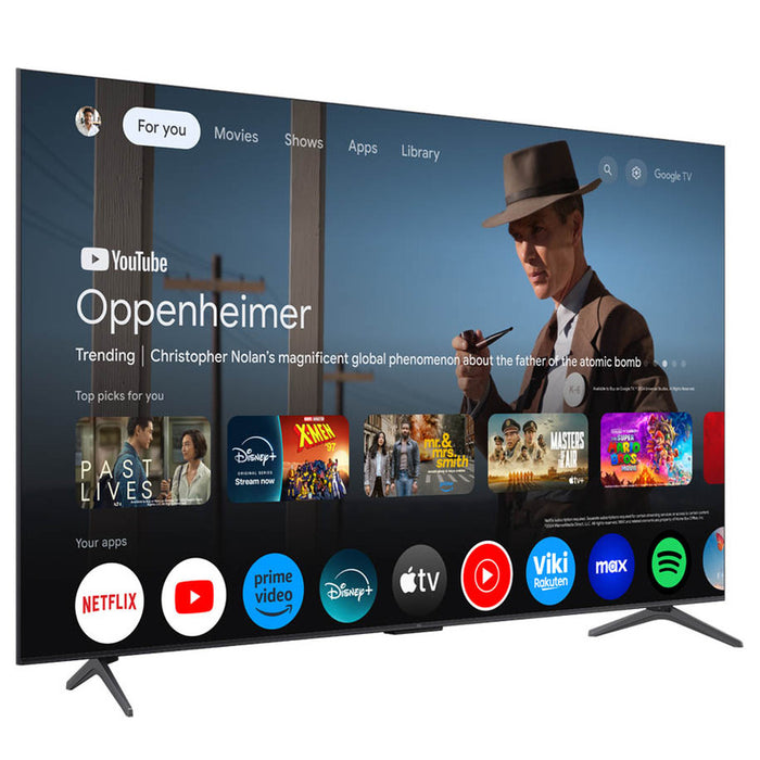 TV TCL 65MQLED75K 4K Ultra HD QD-Mini LED SMART TV, GOOGLE TV, 65.0 ", 164.0 cm