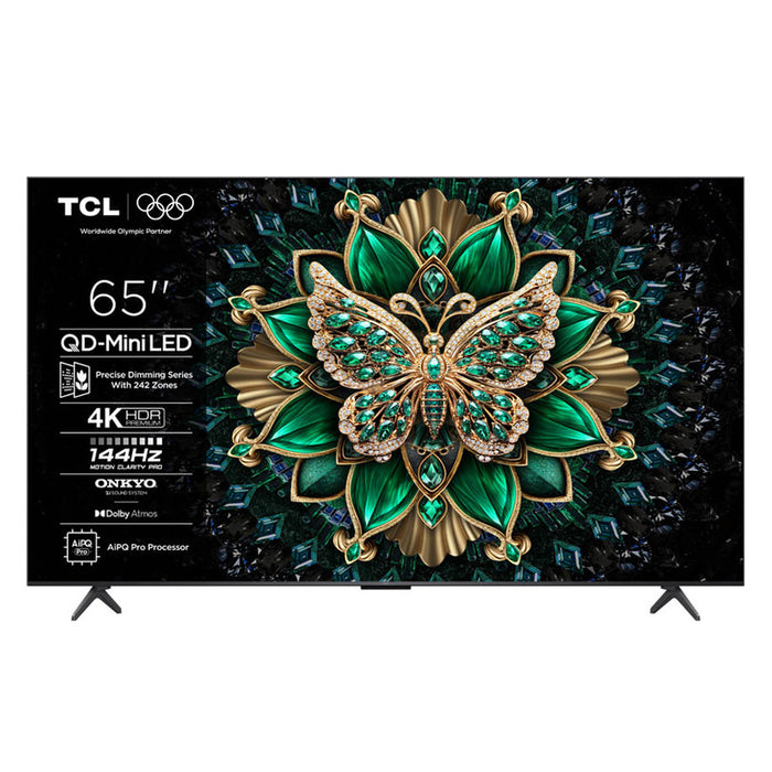 TV TCL 65MQLED75K 4K Ultra HD QD-Mini LED SMART TV, GOOGLE TV, 65.0 ", 164.0 cm