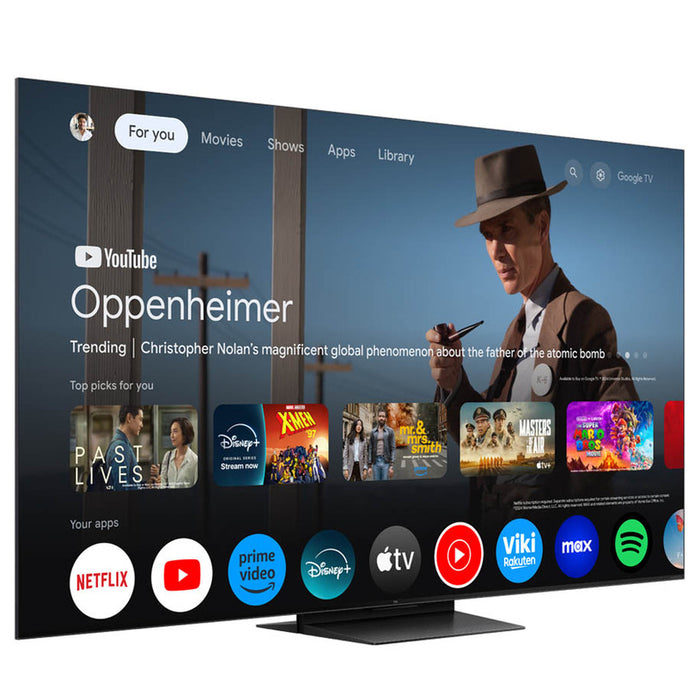 TV TCL 75C71K 4K Ultra HD QD-Mini LED SMART TV, GOOGLE TV, 75.0 ", 189.0 cm