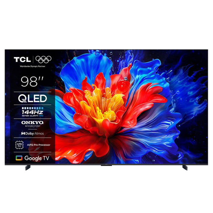 TV TCL 98QLED810K 4K Ultra HD QLED SMART TV, GOOGLE TV, 98.0 ", 248.0 cm