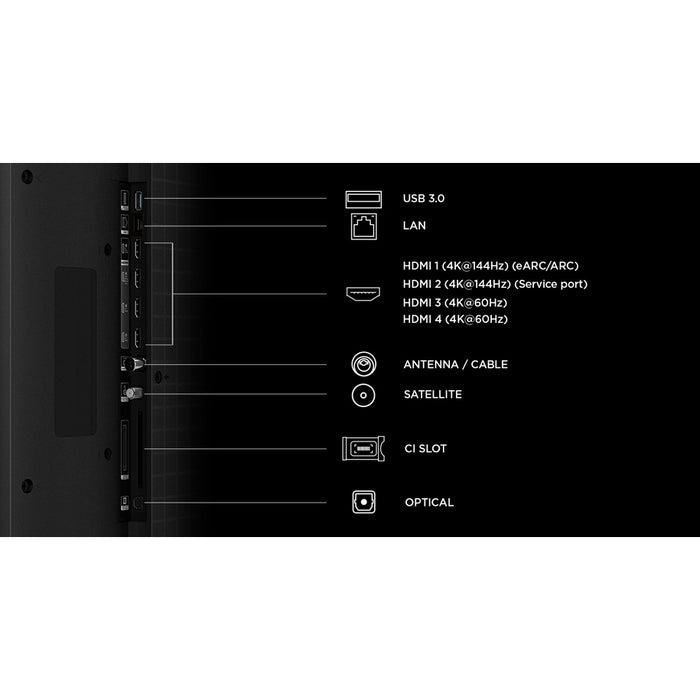 TV TCL 65RM7L 4K ULTRA HD RGB-Mini LED SMART TV, 65.0 ", 164.0 cm
