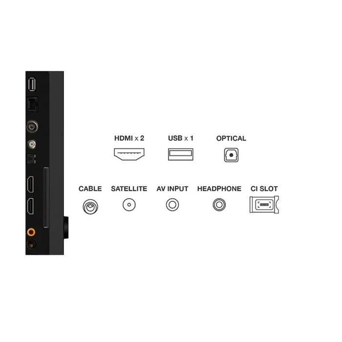 TCL 32inch HD QLED Google TV 32S4K Audio 2x8w