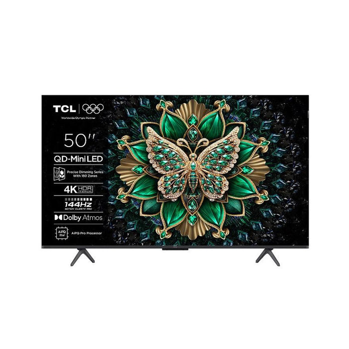TV TCL 50C6K , Mini LED , 50 inch, 126 cm, 3840x2160 UHD-4K , Smart TV , Android