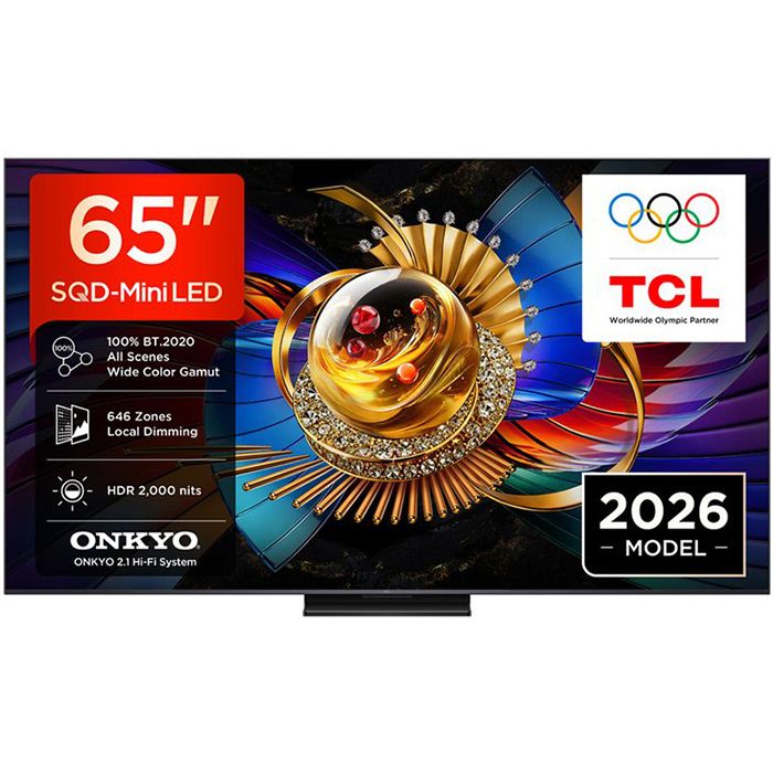 TV TCL 65Q7D, 65"(164 cm), SQD-Mini LED, 4K Ultra HD, Smart TV, Google TV