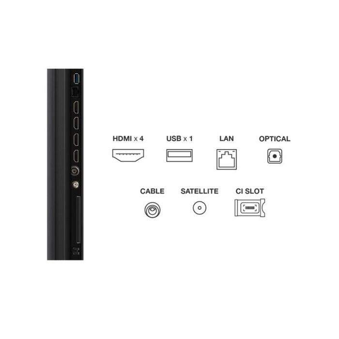 TV TCL 75Q6C, 75"(189 cm), QD-Mini LED, 4K Ultra HD, Smart TV, Google TV