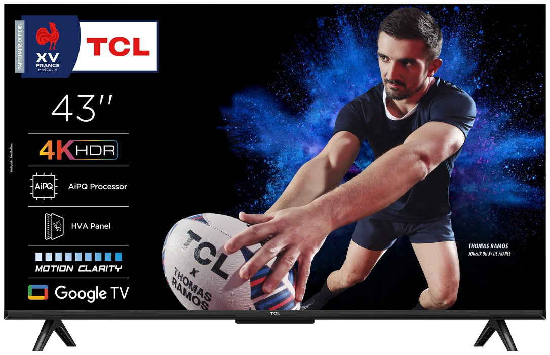 Smart TV TCL 43P6K 43" 4K Ultra HD LED HDR D-LED
