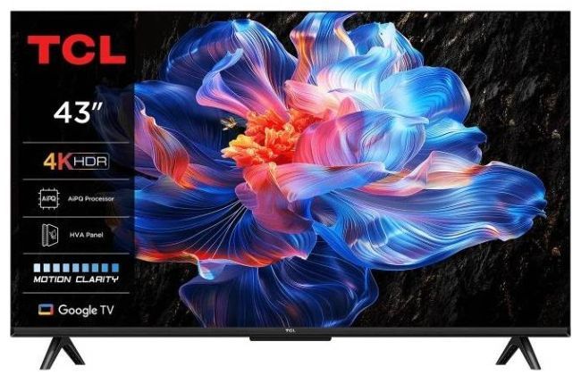 Smart TV TCL 43P6K 43" 4K Ultra HD LED HDR D-LED