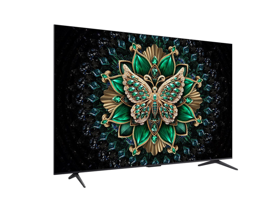 TCL TV – 65C6K, 65", 4K, QD-Mini LED, 144Hz, ONKYO 2.1 40W (2x10W + 20W), Google TV, black