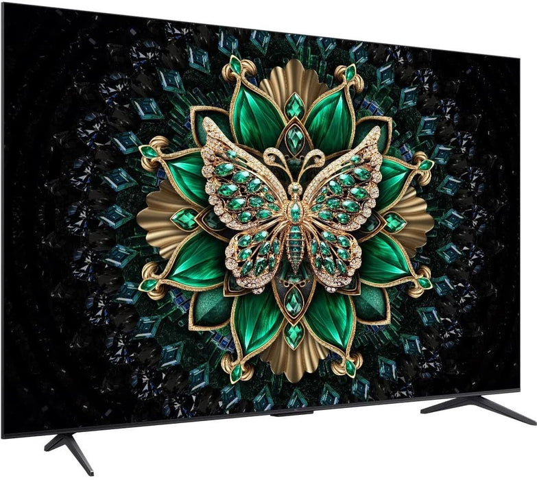 TV TCL 75Q6C, 75"(189 cm), QD-Mini LED, 4K Ultra HD, Smart TV, Google TV