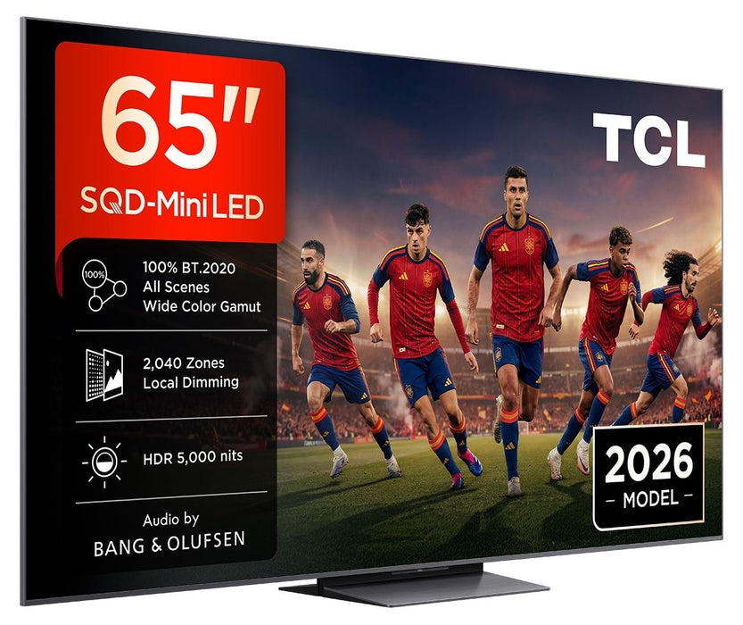 TV TCL 65C8L, 65", SQD-Mini LED, 4K Ultra HD, Smart TV (2026)
