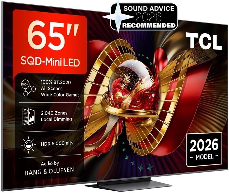 TV TCL 65C8L, 65", SQD-Mini LED, 4K Ultra HD, Smart TV (2026)