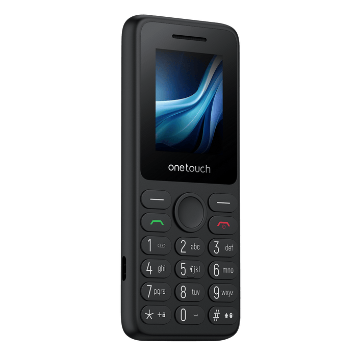 TCL onetouch 5041 64MB RAM 128MB ROM Dual Sim Feature phone Night Grey