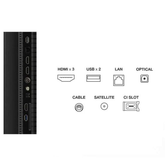 TV TCL QLED 55P7K, 55" 4K Ultra HD, Smart TV 2025