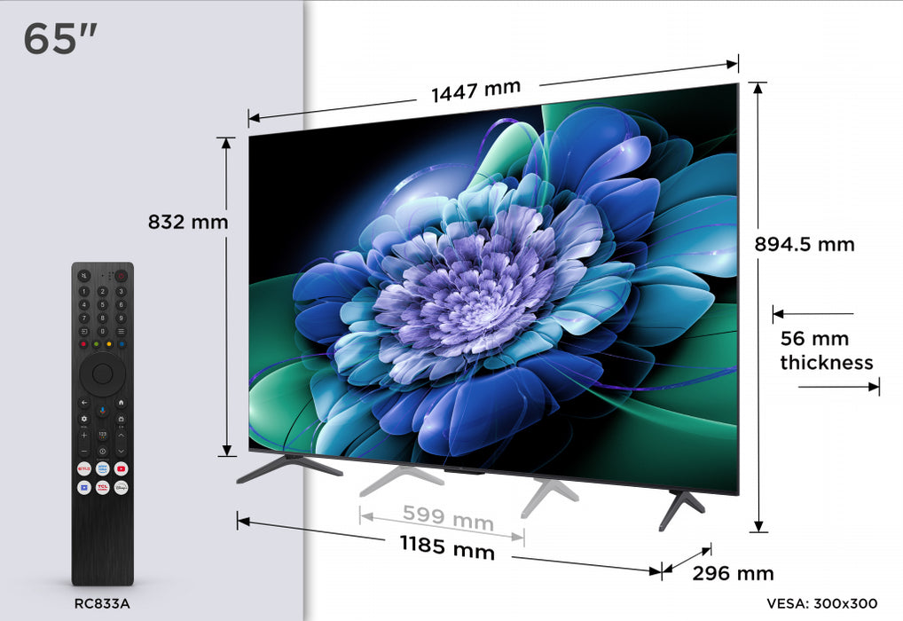 TV TCL QLED 65C69K